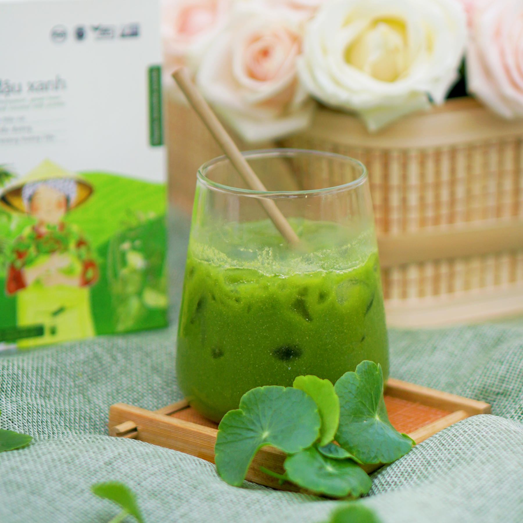 Mô tả Bột rau má đậu xanh cốt dừa hữu cơ Dalahouse thanh nhiệt giải độc cơ thể, làm đẹp da hộp 200 gr - 9