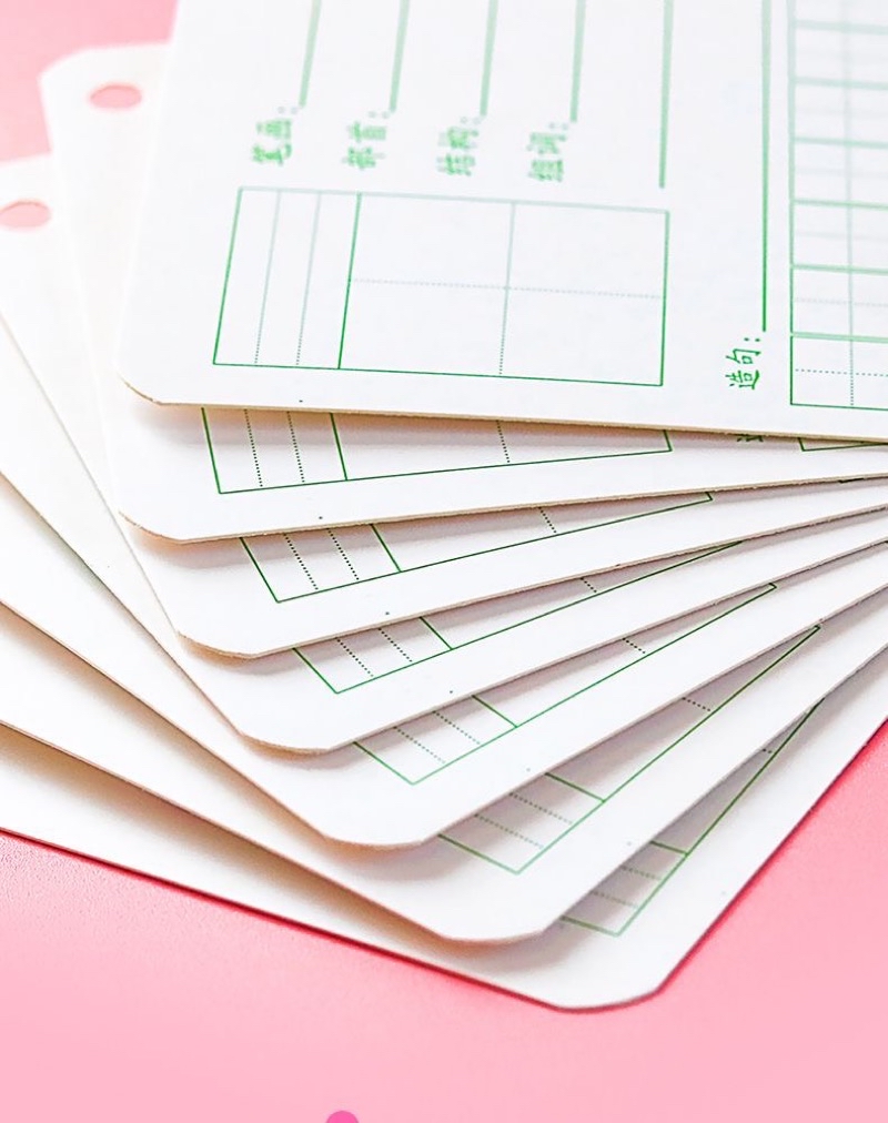 Mô tả 50 Thẻ flashcard kèm khoen ghi chú học từ vựng tiếng trung,nhật,hàn-Ktbook - 1