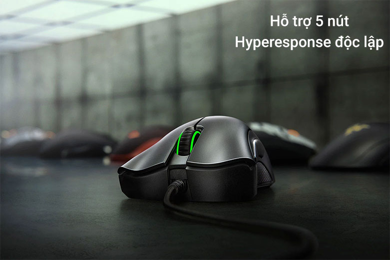Mô tả Chuột gaming Razer DeathAdder Essential - RZ01-03850100-R3M1 (Đen) - Bảo hành 24 tháng - 2