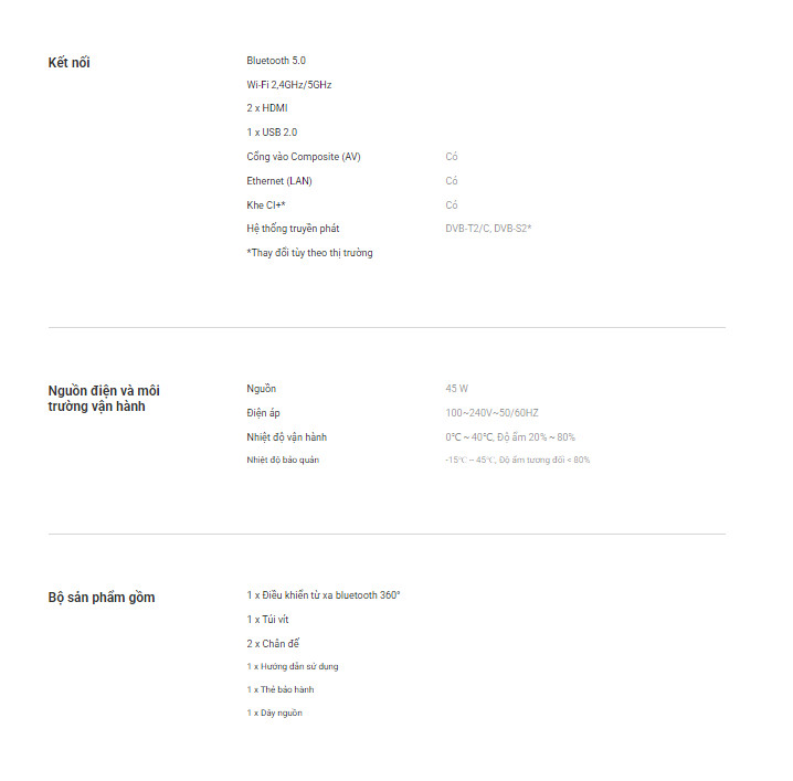 Đóng gói Tivi Xiaomi A 32 inch
