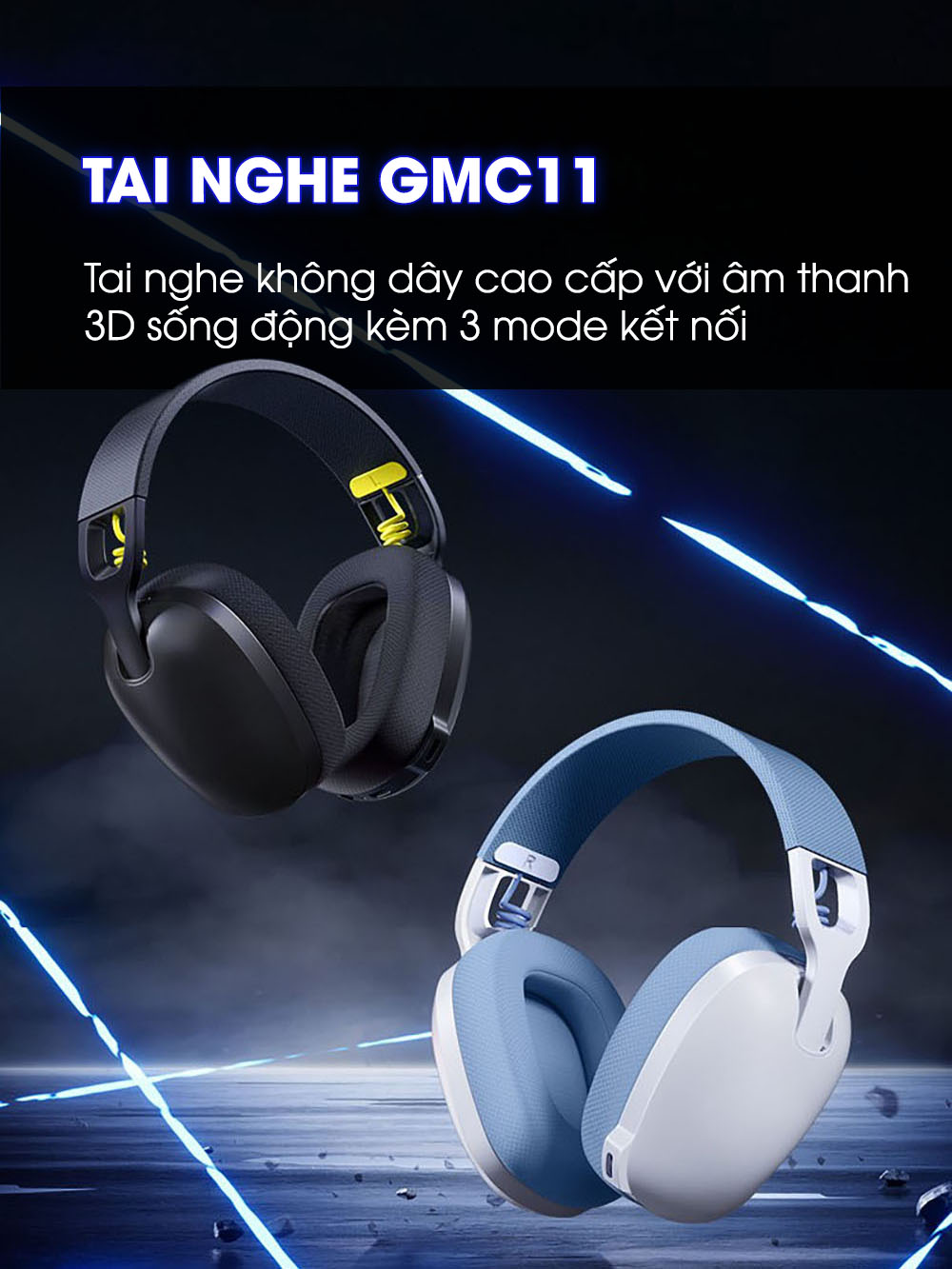 tai nghe chụp tai bluetooth sidotech gmc11
