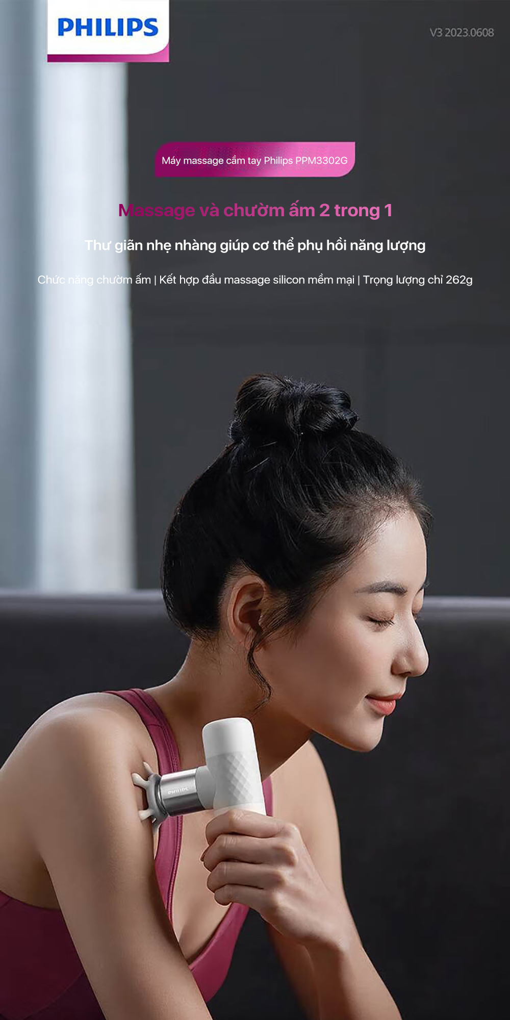 Máy massage Philips 3302G