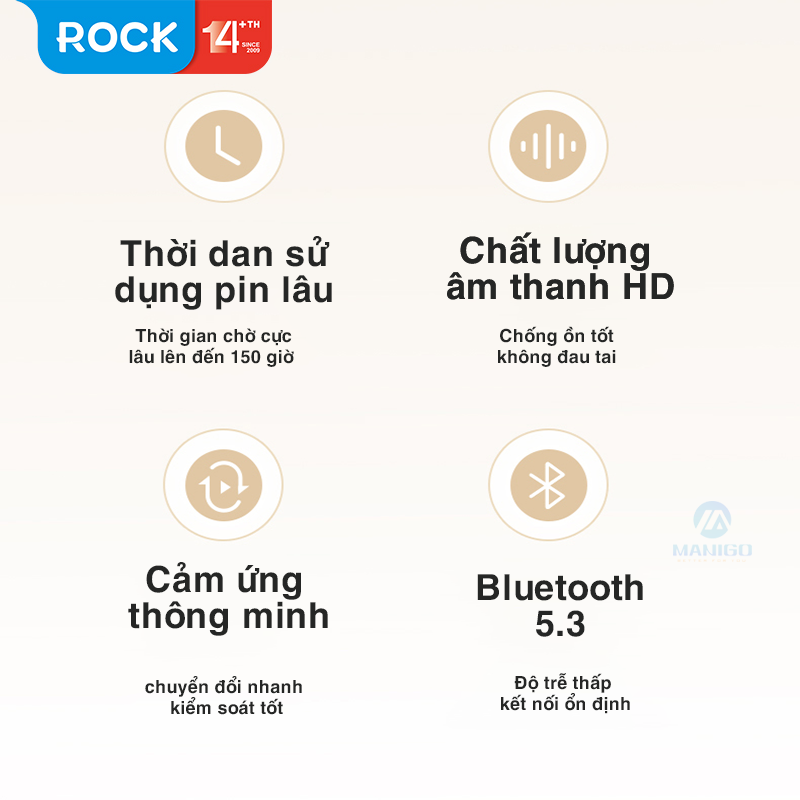 Mô tả Tai nghe bluetooth không dây nhét tai Rockspace EB900 TWS có mic hàng chính hãng bảo hành 12 tháng - 4