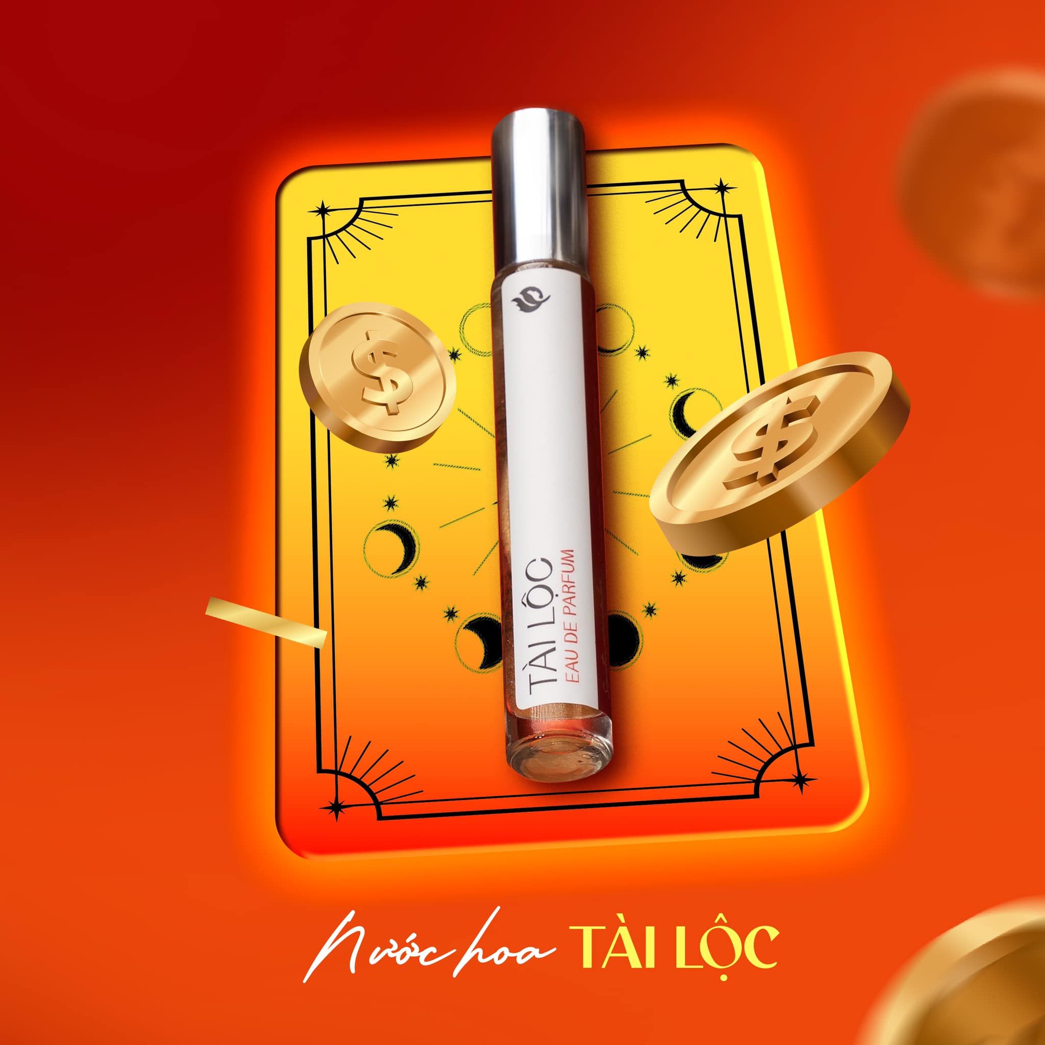 Mô tả Nước Hoa Nam Nữ Tài Lộc Loli & The Wolf On Ánh Nhũ Vàng Thu Hút Năng Lượng Tích Cực Hương Thơm Thanh Mát Ngọt Ngào 10ml - 3