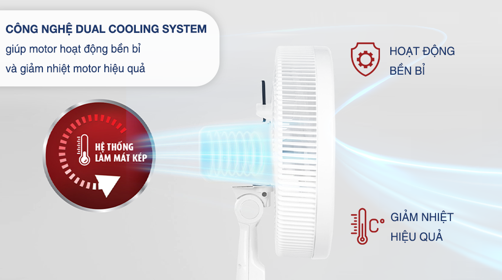 Mô tả Quạt đứng có điều khiển từ xa Tefal Turbo Silence Plus VH689690 - Gió đối lưu đa chiều - 6