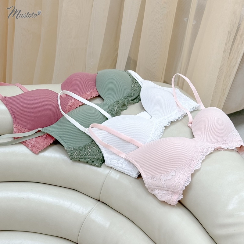 Mô tả Áo Lót Mustoto Bra Mỏng Mịn Không Gọng (MA70) - 4