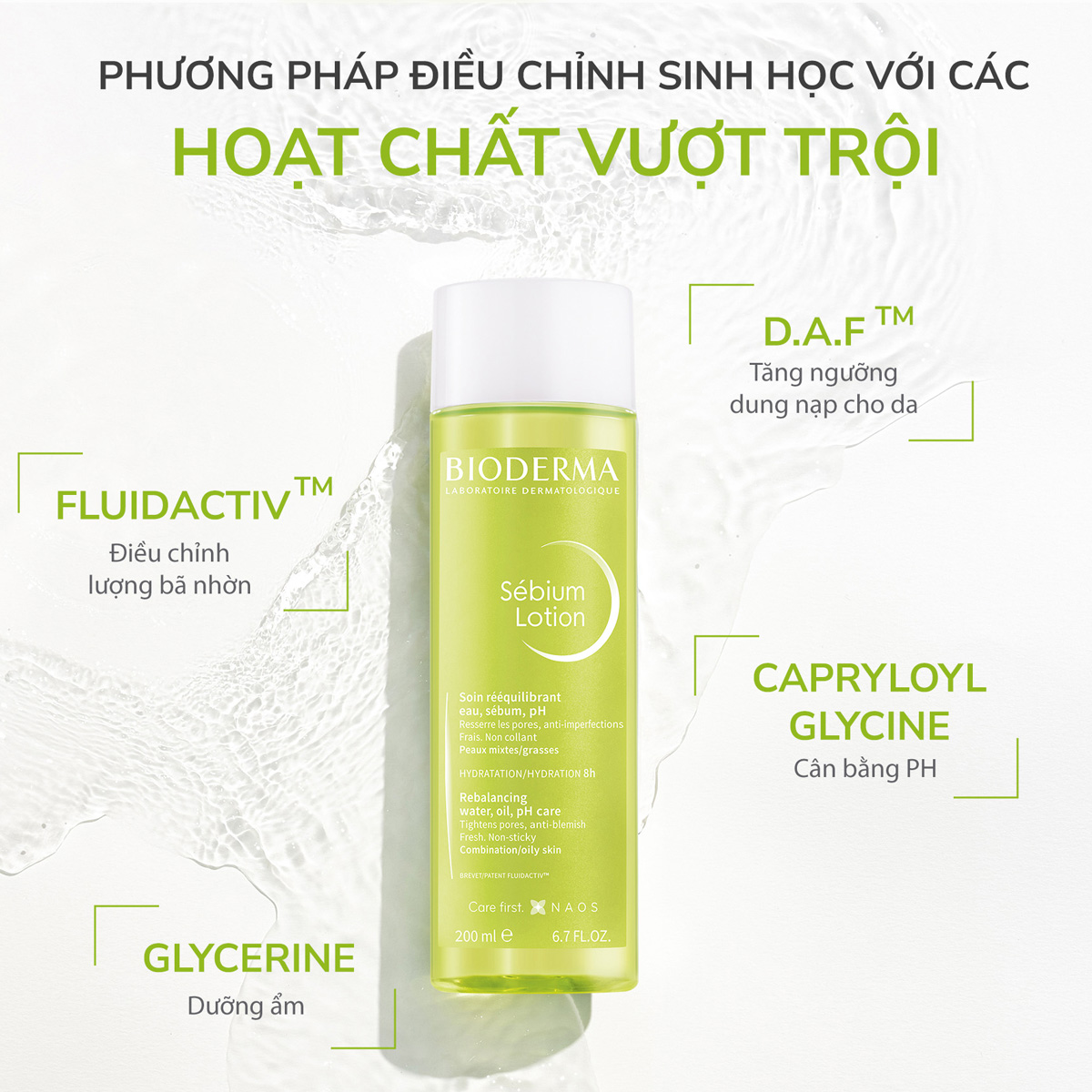 Mô tả Dung dịch cân bằng da Bioderma Sebium Lotion - 200ml - 2
