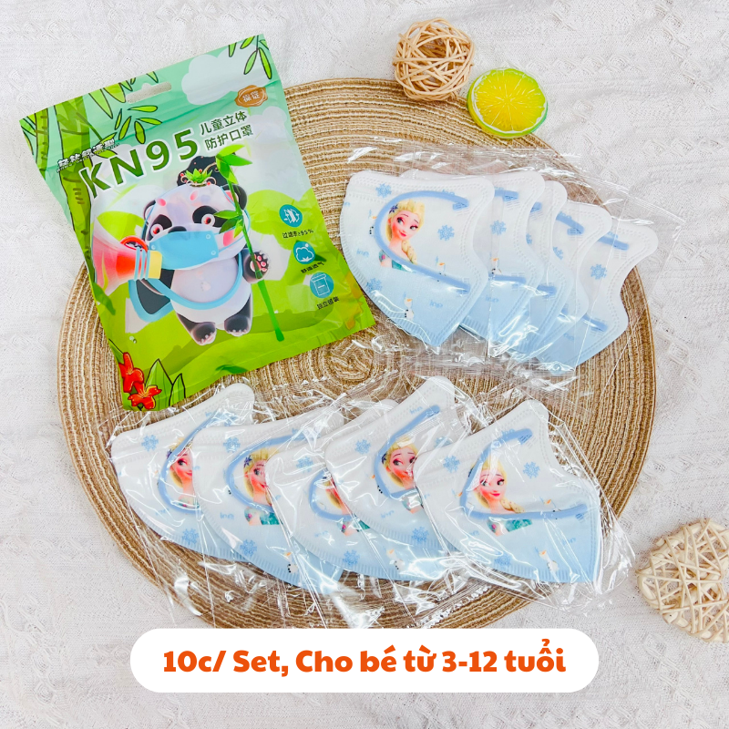 Khẩu trang elsa 3D set 10