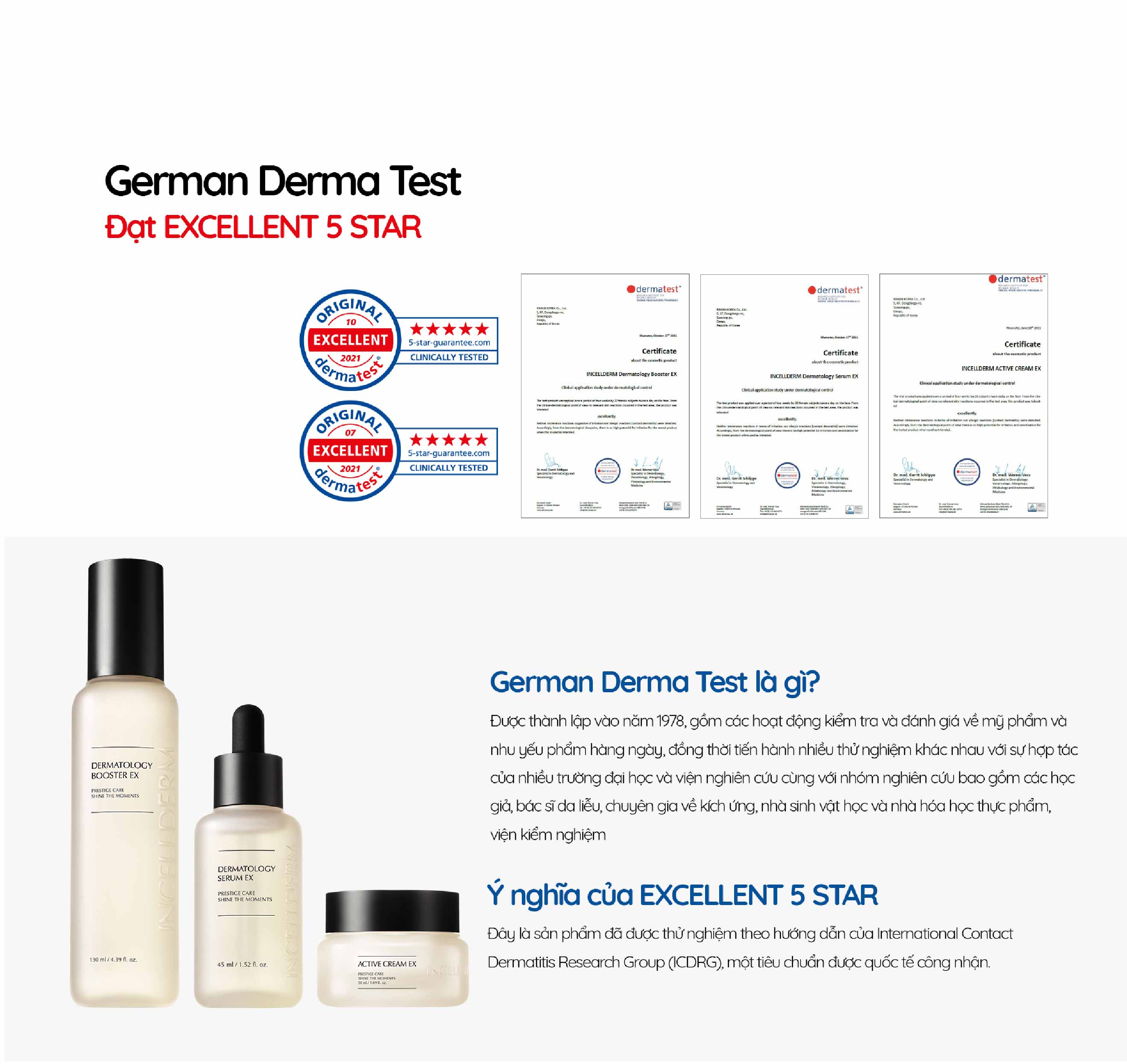 Set Booster & Serum tái tạo, phục hồi da căng bóng - Incellderm ...
