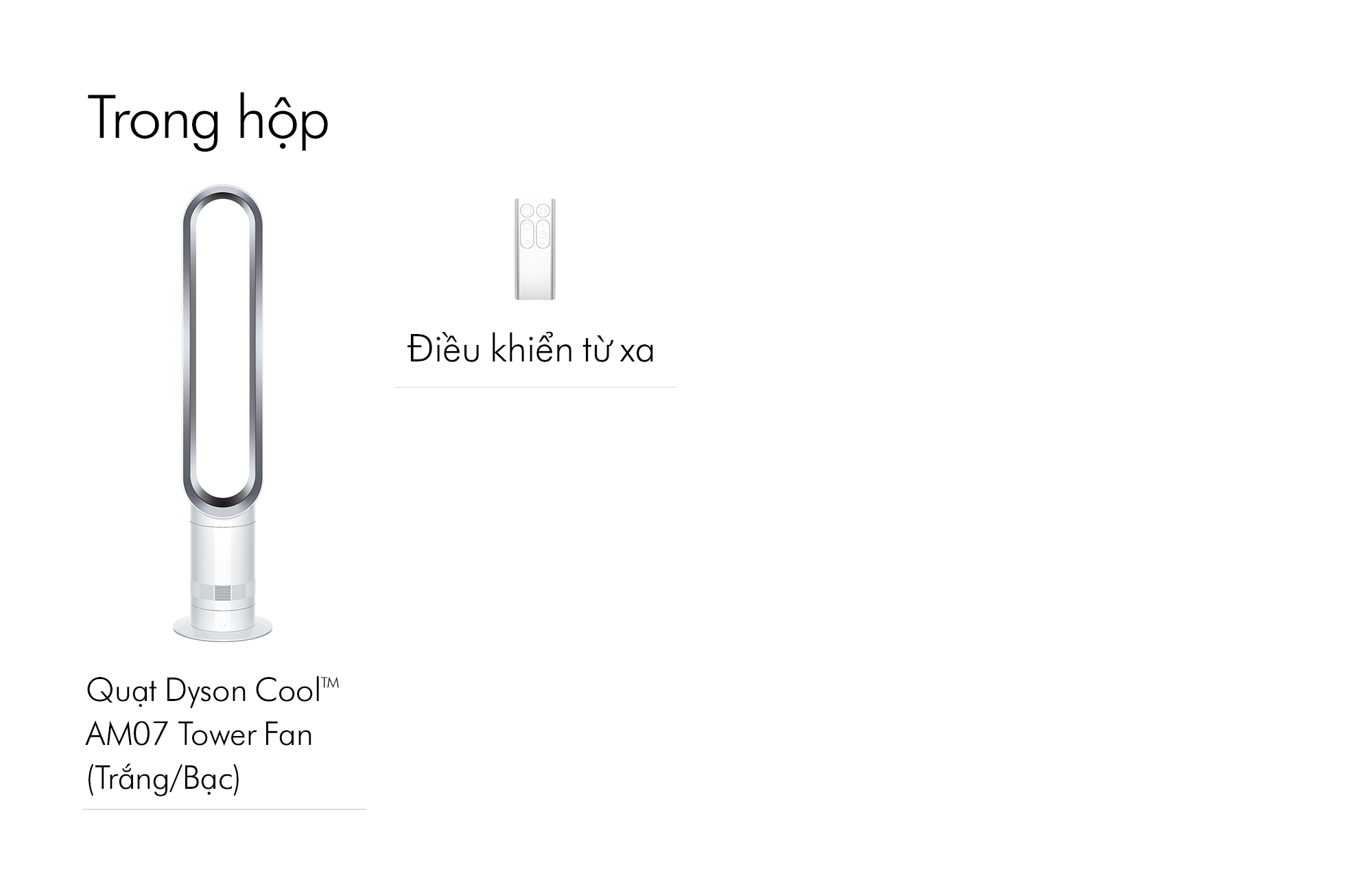 Mô tả Quạt không cánh Dyson Cool™ AM07 (Trắng Bạc) - 3