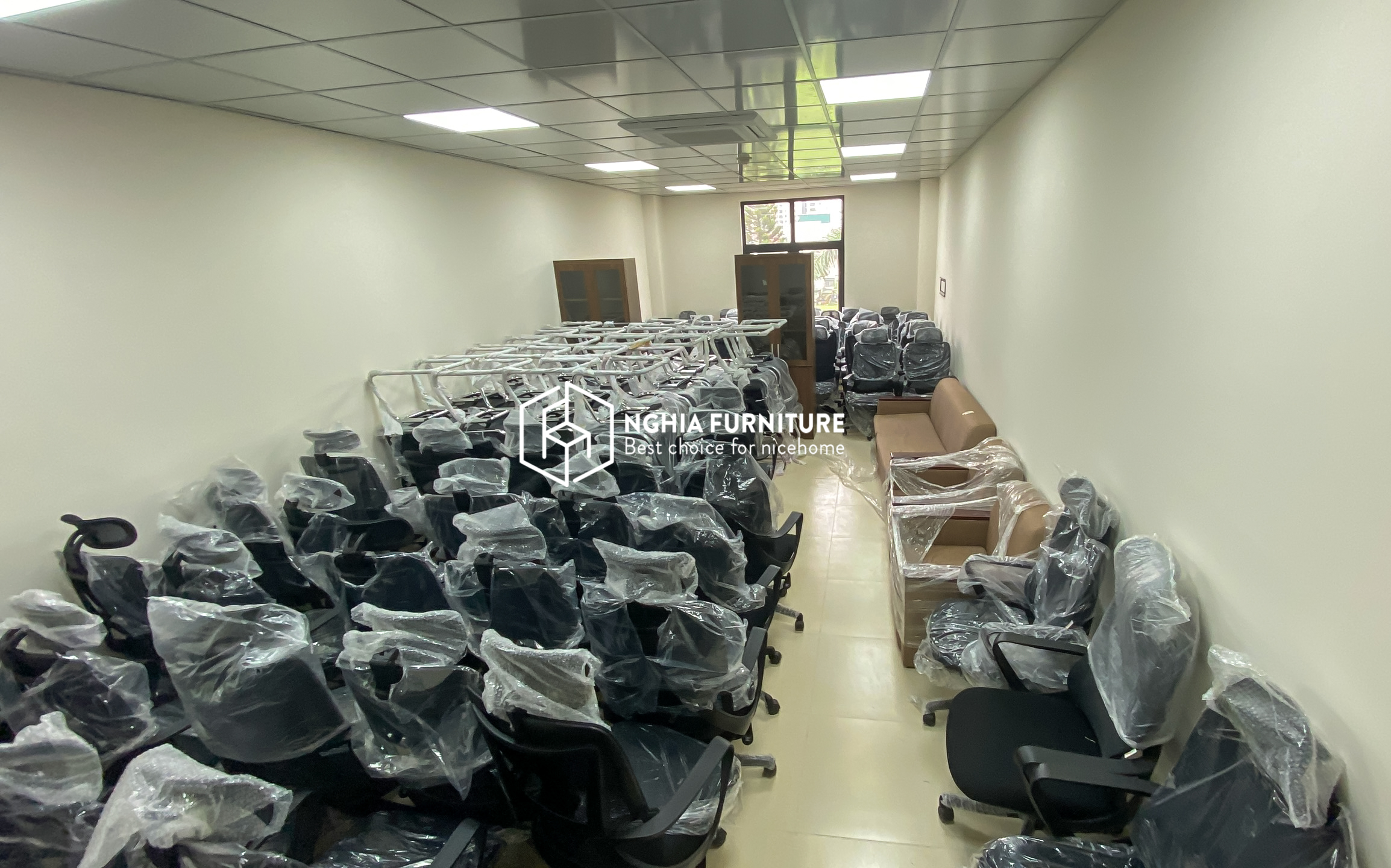 Mô tả Ghế văn phòng công thái học Nghiafurniture Niko, Nâng hạ, ngả lưng, nệm cao cấp, bảo hành 3 năm - 7