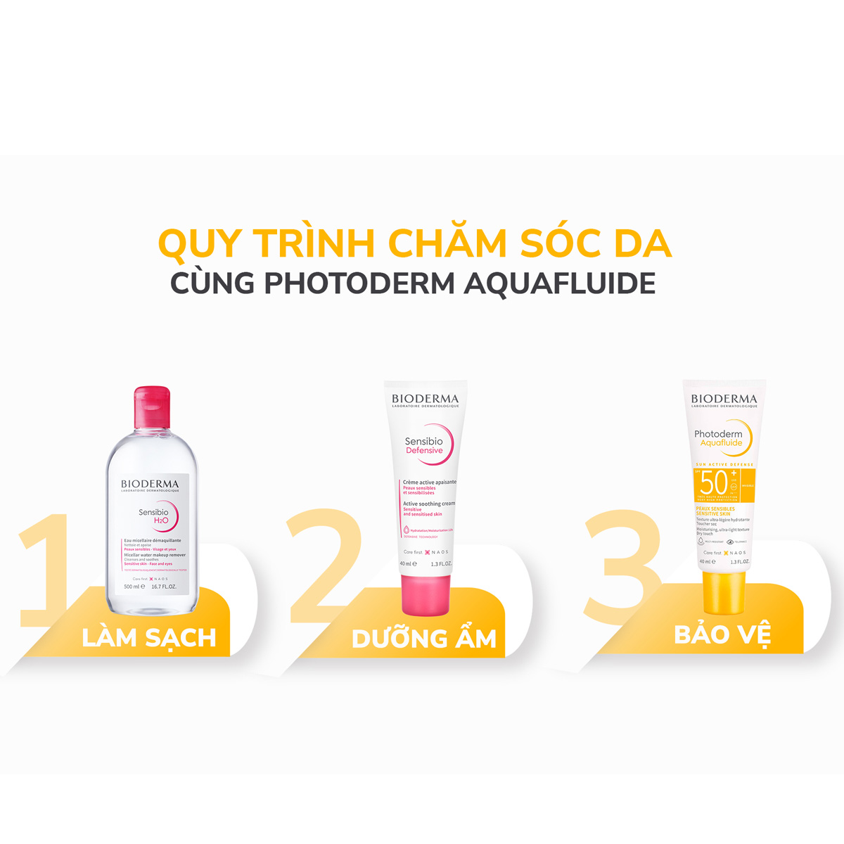 Mô tả Kem chống nắng giảm bóng nhờn cho mọi loại da Bioderma Photoderm Aquafluide SPF50+ Claire 40ml [Màu da] - 4