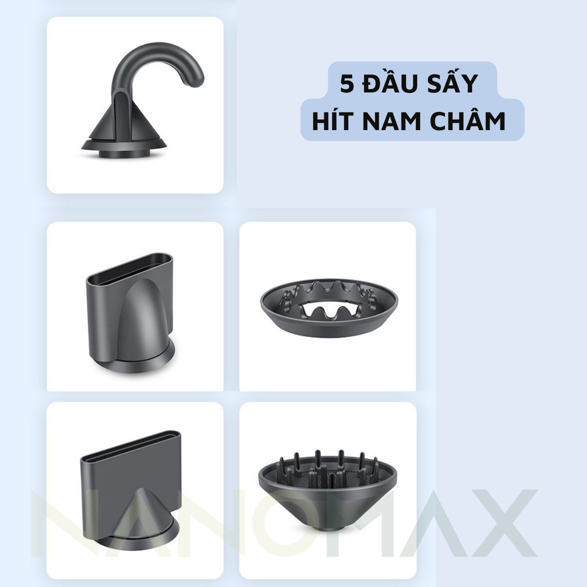 Các kiểu tóc phù hợp với từng đầu sấy NANOMAX