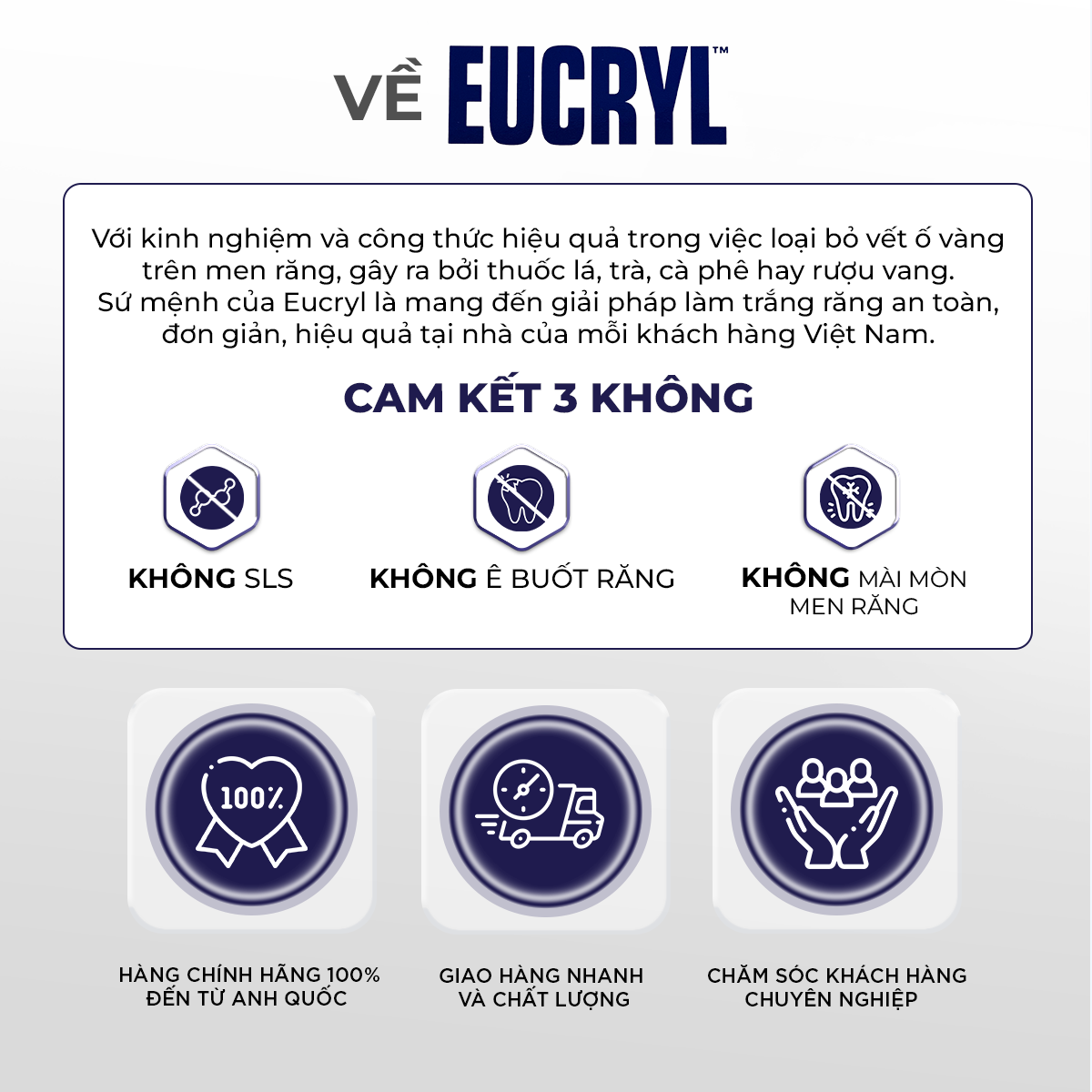 Mô tả Kem Đánh Răng Bạc Hà Tẩy Trắng Eucryl Toothpaste 62g - 6