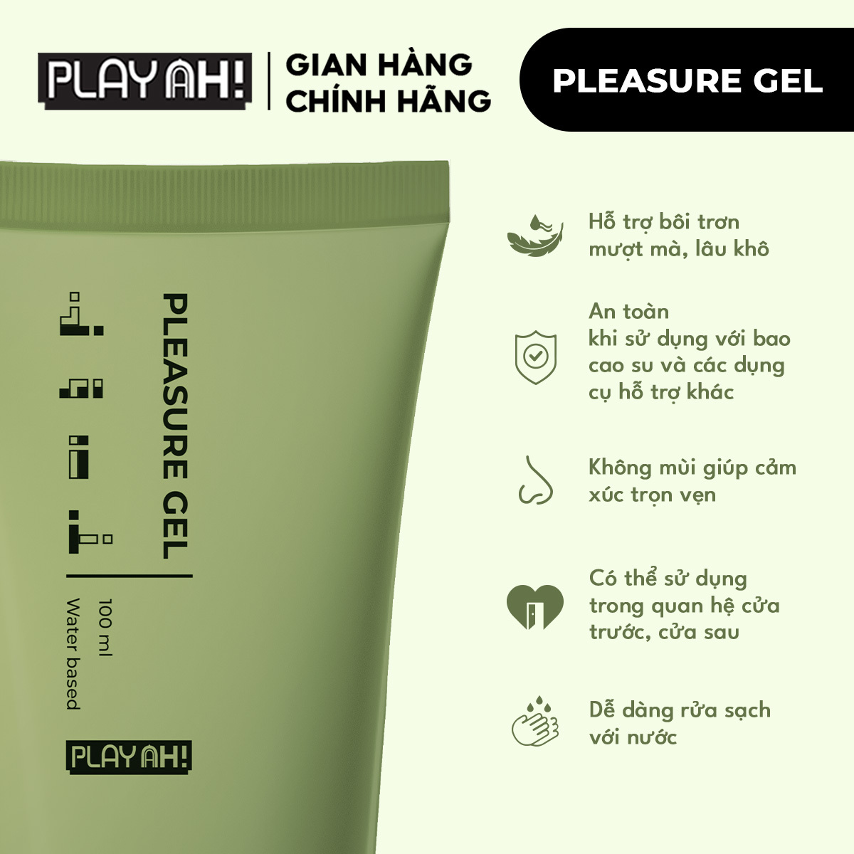 Mô tả Combo Gel Bôi Trơn 100ml + Bao Cao Su PlayAh Hộp 10 Siêu Mỏng 0.03, Kéo Dài Thời Gian, Thêm Gai, Ôm Khít - 8