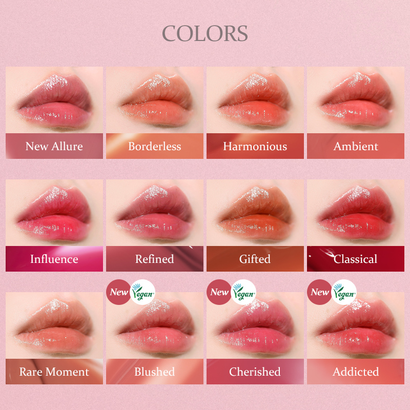 Mô tả Son Tint Bóng hince Mood Enhancer Water Liquid Glow 4ml - 9
