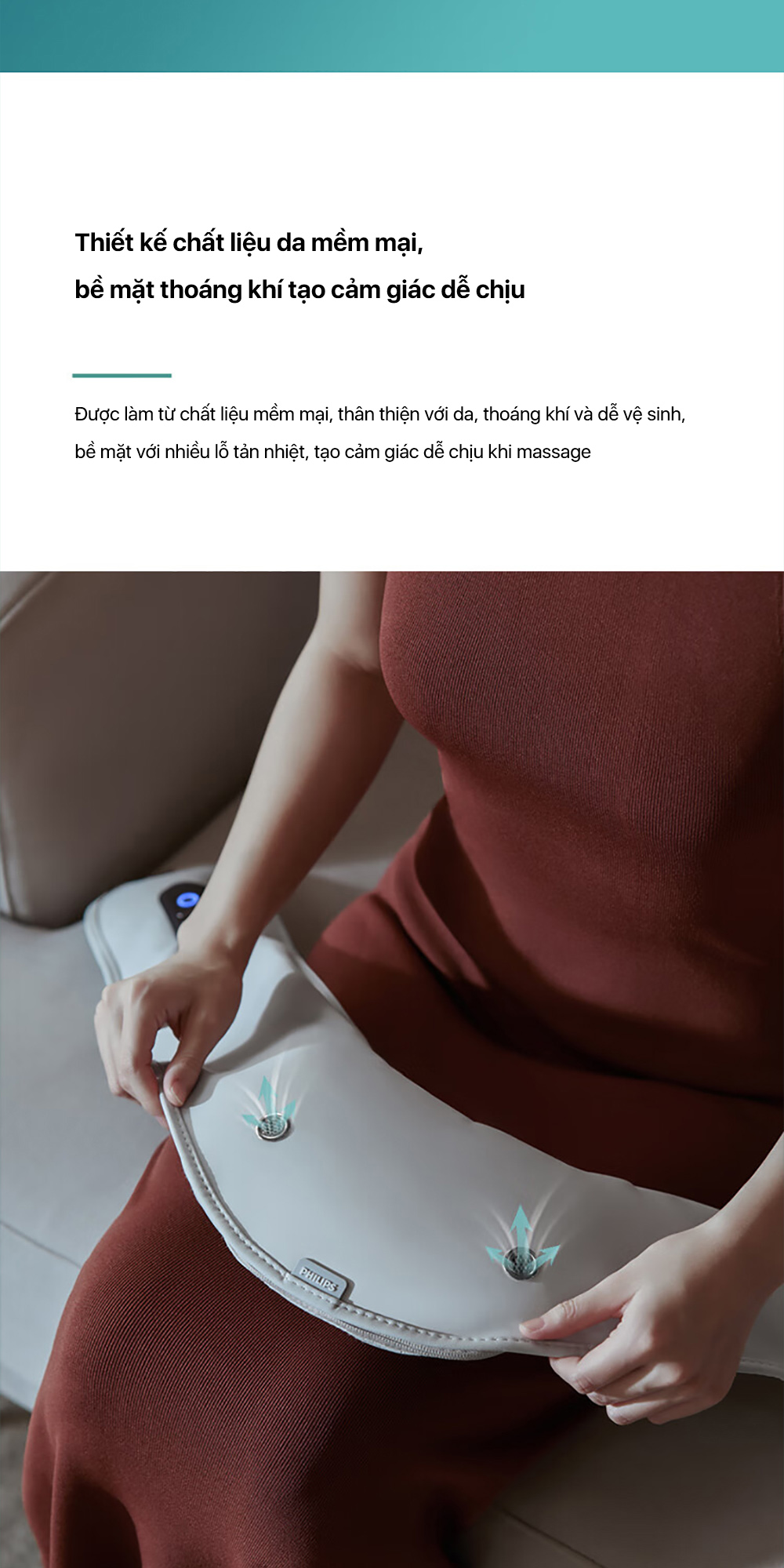 Mô tả Máy Massage Cổ Vai Gáy PHILIPS 3201N-massage thư giãn vùng vai cổ,hiệu quả giảm căng thẳng mệt mỏi - 9