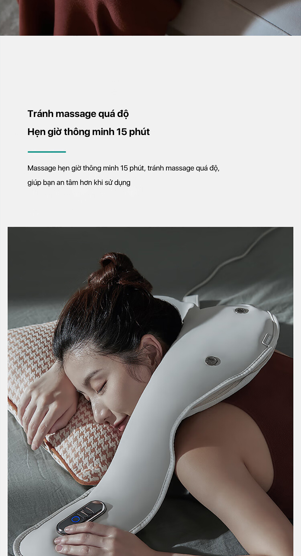 Mô tả Máy Massage Cổ Vai Gáy PHILIPS 3201N-massage thư giãn vùng vai cổ,hiệu quả giảm căng thẳng mệt mỏi - 10