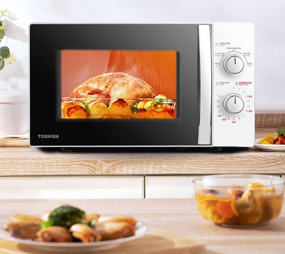 Mô tả Lò vi sóng Toshiba 20 lít MWP-MM20P(WH) / MWP-MM20P(BK) - Hàng chính hãng - 1