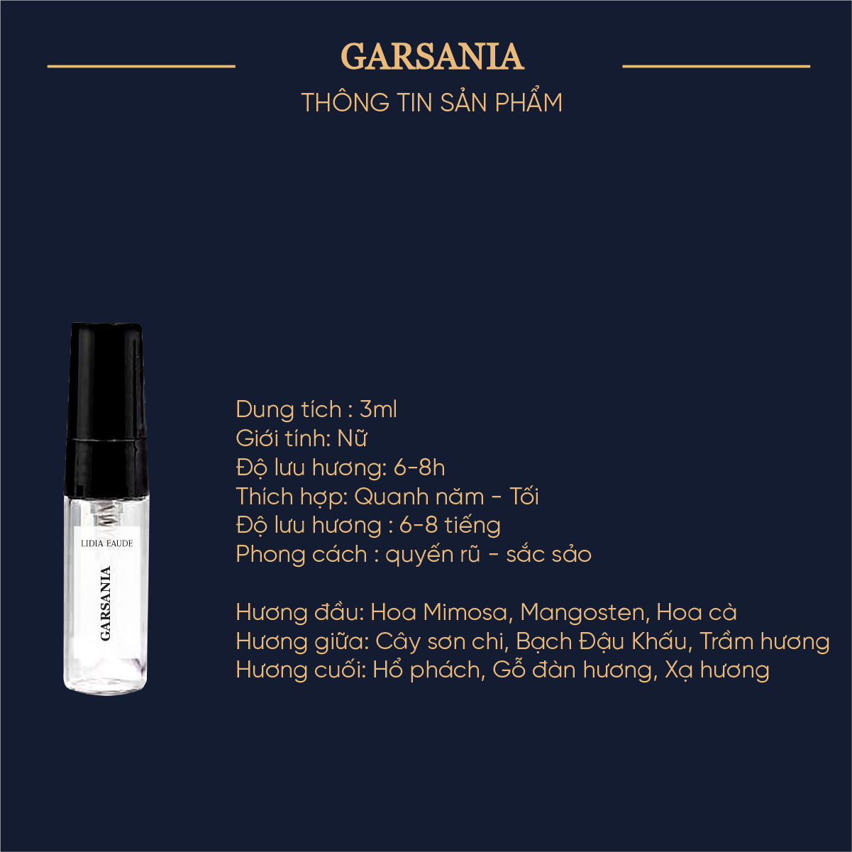 Mô tả Tinh dầu nuoc hoa trầm hương Thiên Mộc Hương dạng xịt tiện lợi 3ml - Trầm Hương Đại An Store - 5
