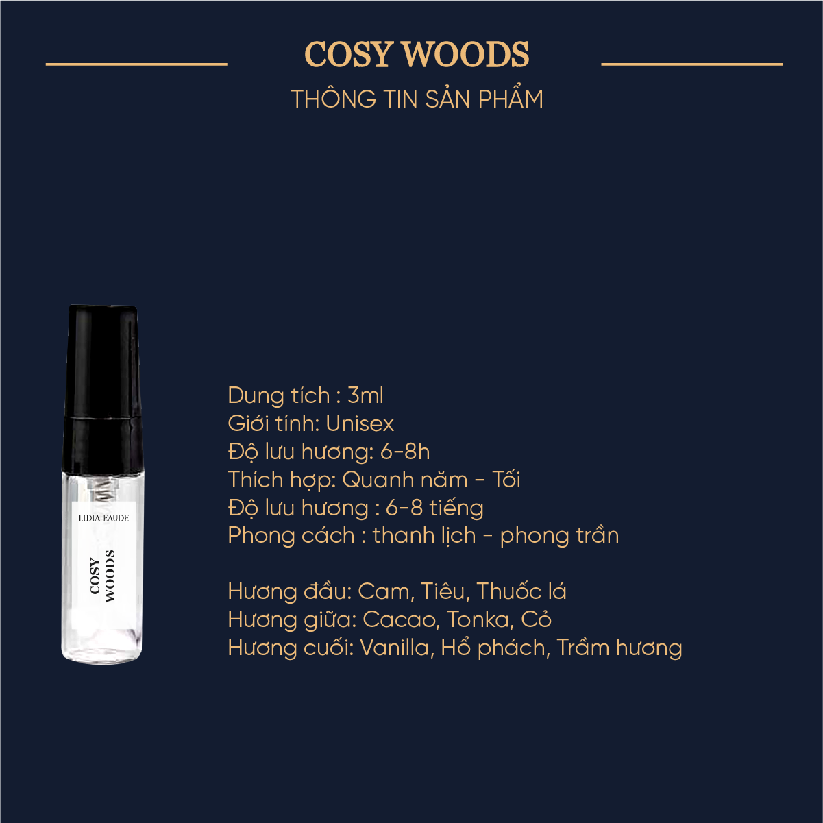 Mô tả Tinh dầu nuoc hoa trầm hương Thiên Mộc Hương dạng xịt tiện lợi 3ml - Trầm Hương Đại An Store - 6