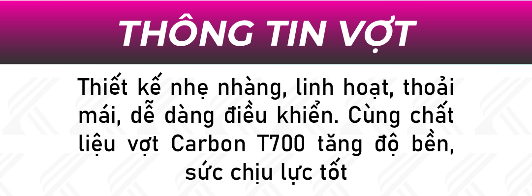 Mô tả Kuno Vợt cầu lông A97 chính hãng,4U công thủ toàn diện tặng kèm cước vợt, bao đựng, quấn cán - 3