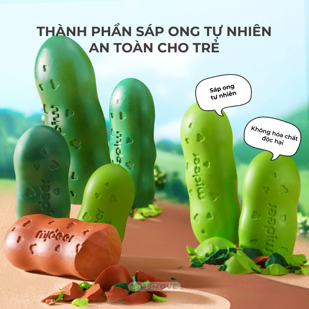 Màu Sáp Hạt Đậu Mideer 2