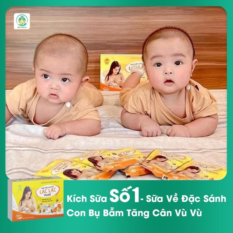 Mô tả Ngũ cốc lợi sữa đặc biệt Lạc Lạc Plus Dr.Maya 600g giúp mẹ sữa nhiều hơn, thơm hơn, bé tăng cân tốt - 8