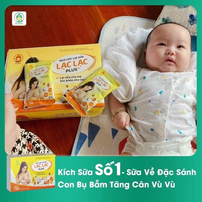 Mô tả Ngũ cốc lợi sữa đặc biệt Lạc Lạc Plus Dr.Maya 600g giúp mẹ sữa nhiều hơn, thơm hơn, bé tăng cân tốt - 10