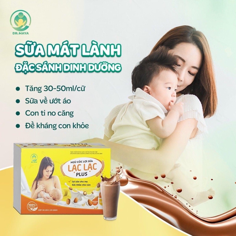 Mô tả Ngũ cốc lợi sữa đặc biệt Lạc Lạc Plus Dr.Maya 600g giúp mẹ sữa nhiều hơn, thơm hơn, bé tăng cân tốt - 7