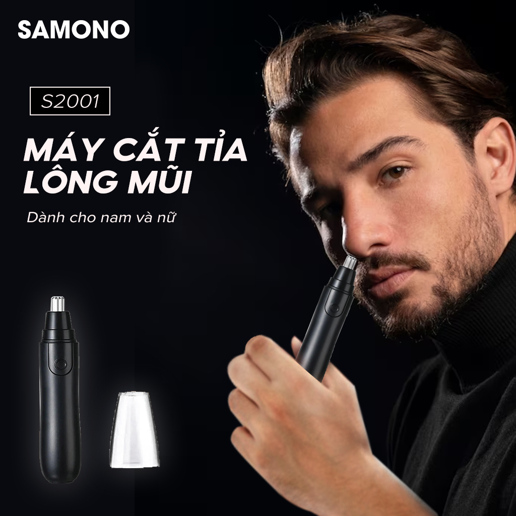 Mô tả Máy tỉa lông mũi Samono S2001, tỉa lông mũi mini động cơ mạnh mẽ, tỉa nhanh chóng - 1