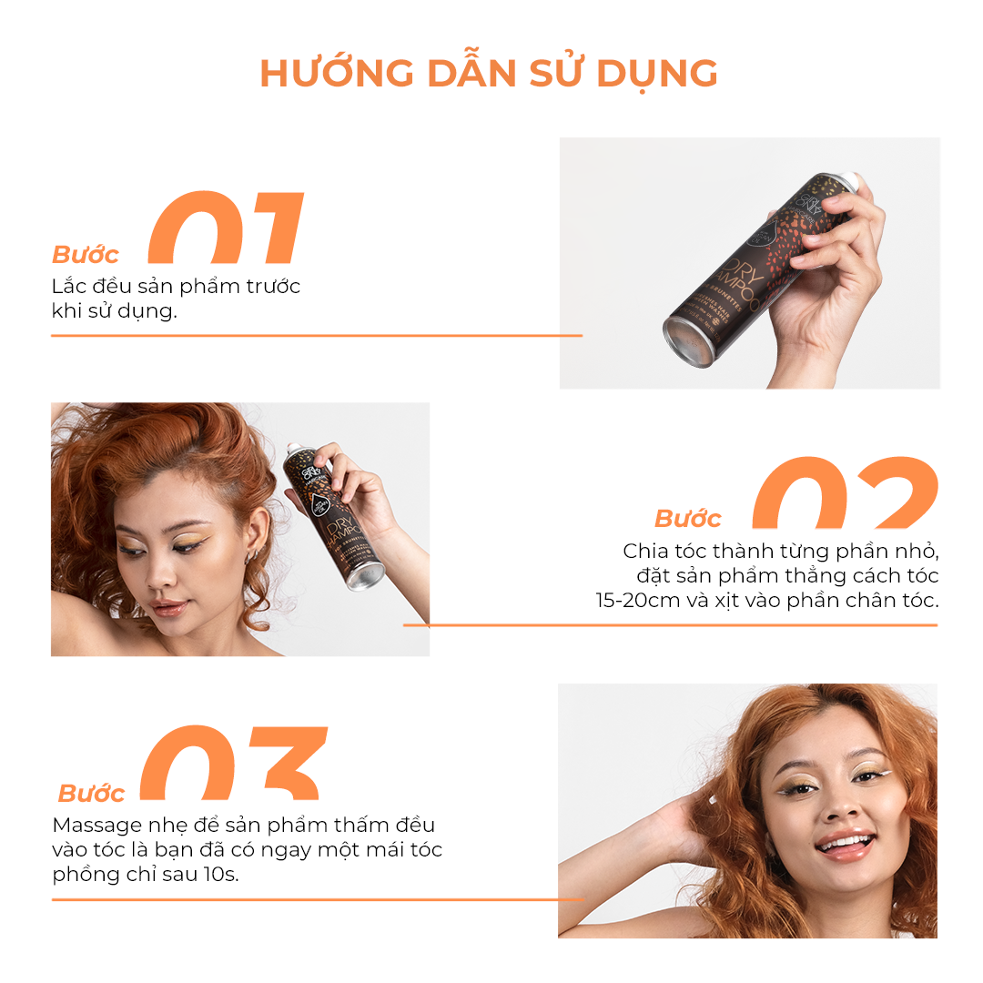 Mô tả Dầu Gội Khô Dry Shampoo Girlz Only Dazzling Volume 200ml, phồng tóc gấp đôi mùi hương kẹo ngọt - 5