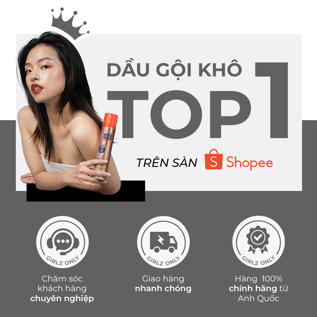 Mô tả Dầu Gội Khô Dry Shampoo Girlz Only No Residue Nude 200ml - 4