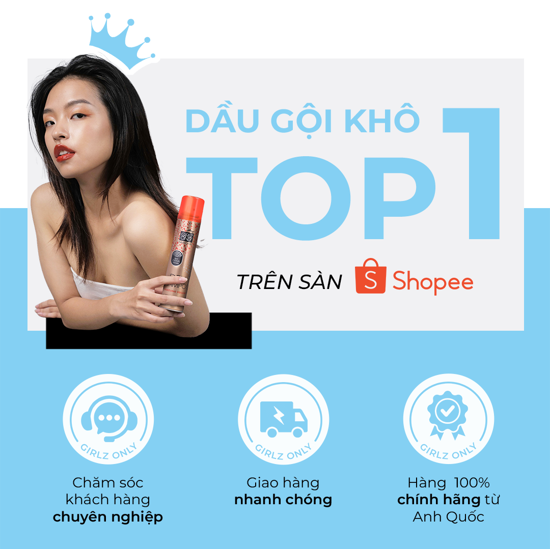 Mô tả [ Livestreamx Girlz Only ]  Dầu Gội Khô Dry Shampoo Girlz Only 200ml,  lưu hương dài lâu, phồng tóc gấp đôi chỉ sau 10s - 4