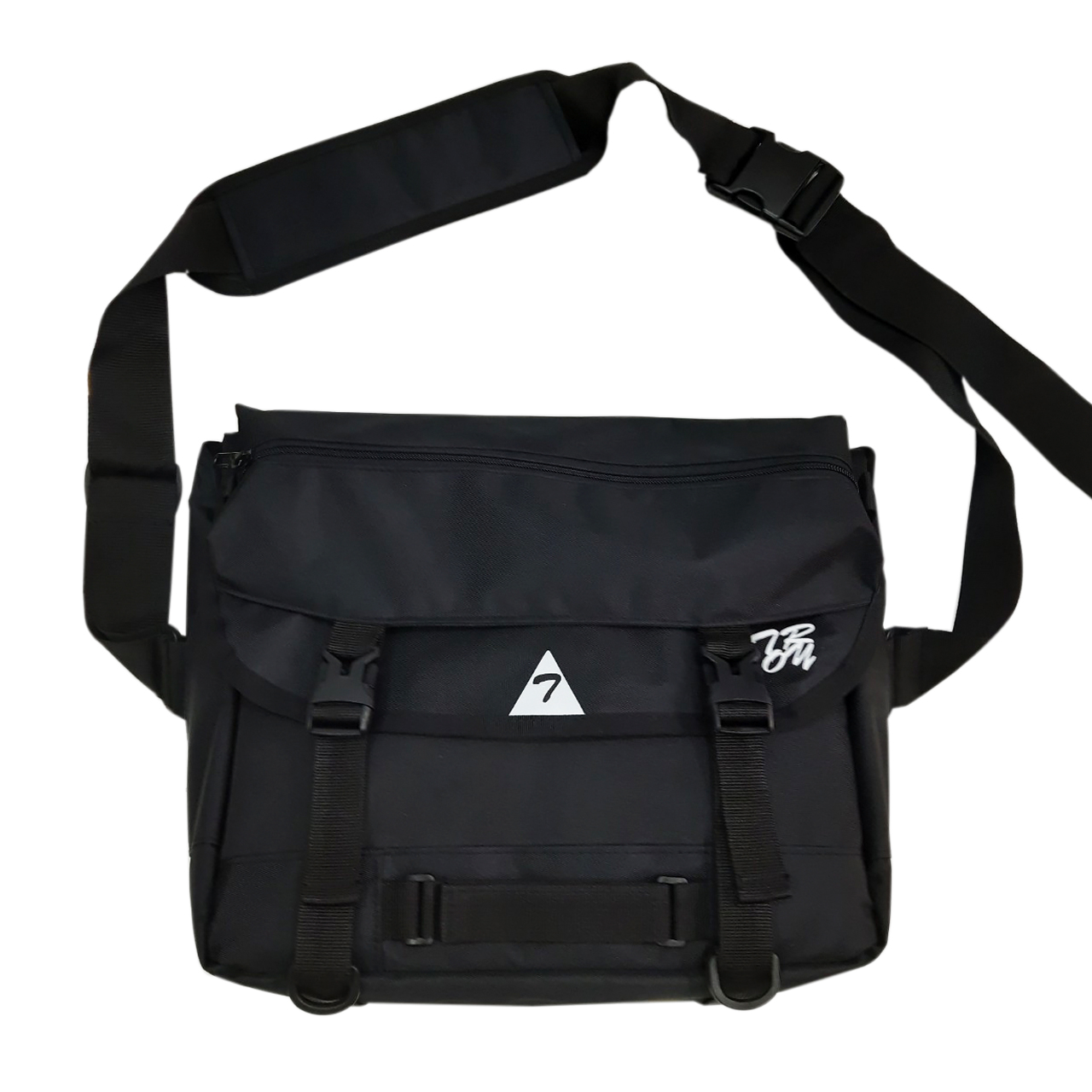 Mô tả Cặp nam đeo chéo TROY Jupiter phối nắp size 37x30x13cm đựng laptop 14inch, chất vải bố chống thấm - 3