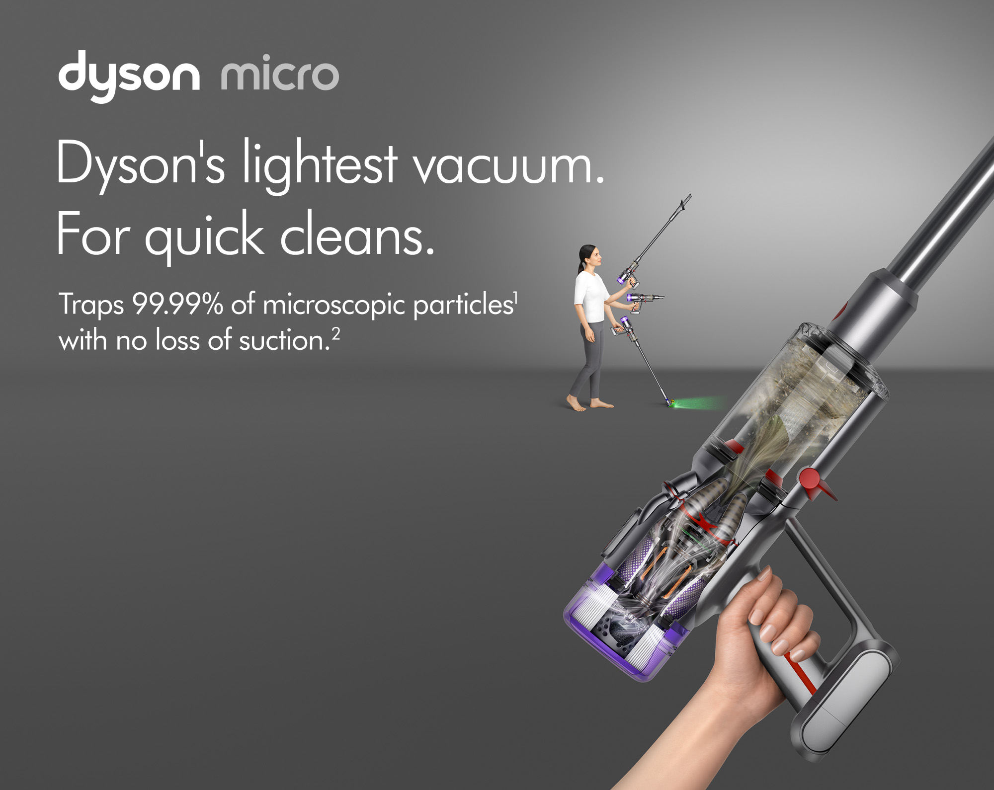 Mô tả Máy hút bụi không dây Dyson Micro ™ - 1