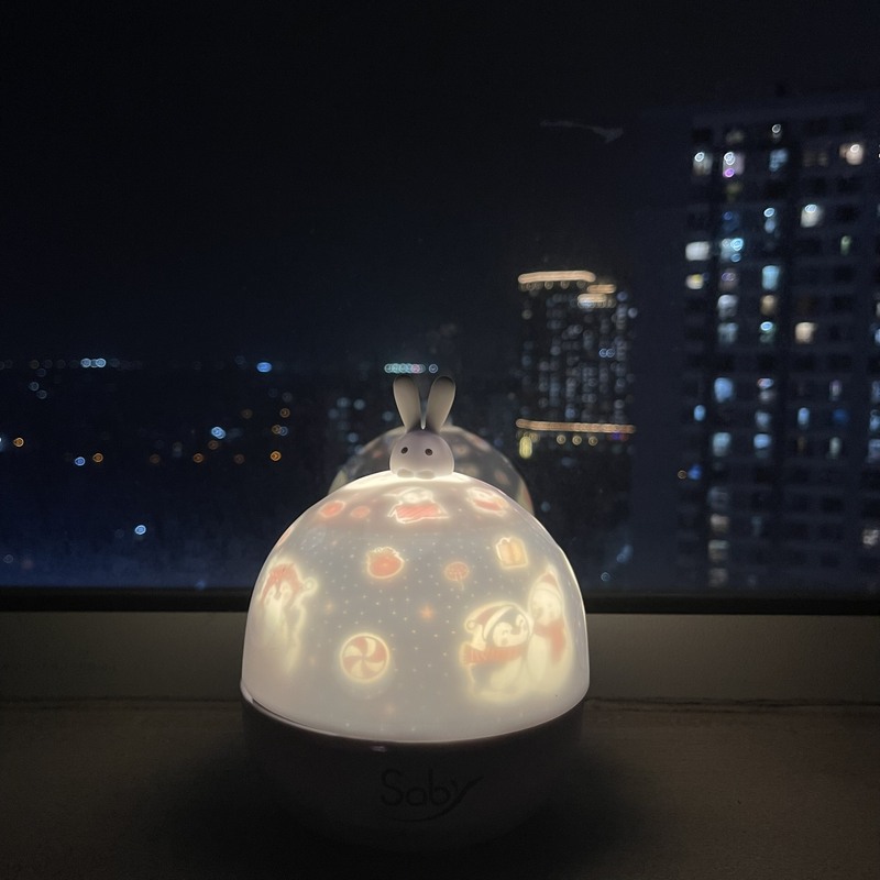Mô tả Đèn chiếu sao hình giáng sinh, Noel Saby Dreamz Quà tặng Merry Christmas pin sạc 1200mah - 2