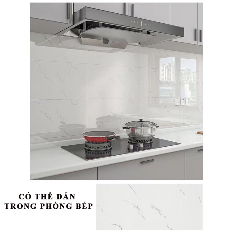 (COMBO 25) Miếng dán tường giả đá thạch anh cao cấp, xốp nhựa dán tường giả gạch men giá rẻ kích thước 30cmx60cm