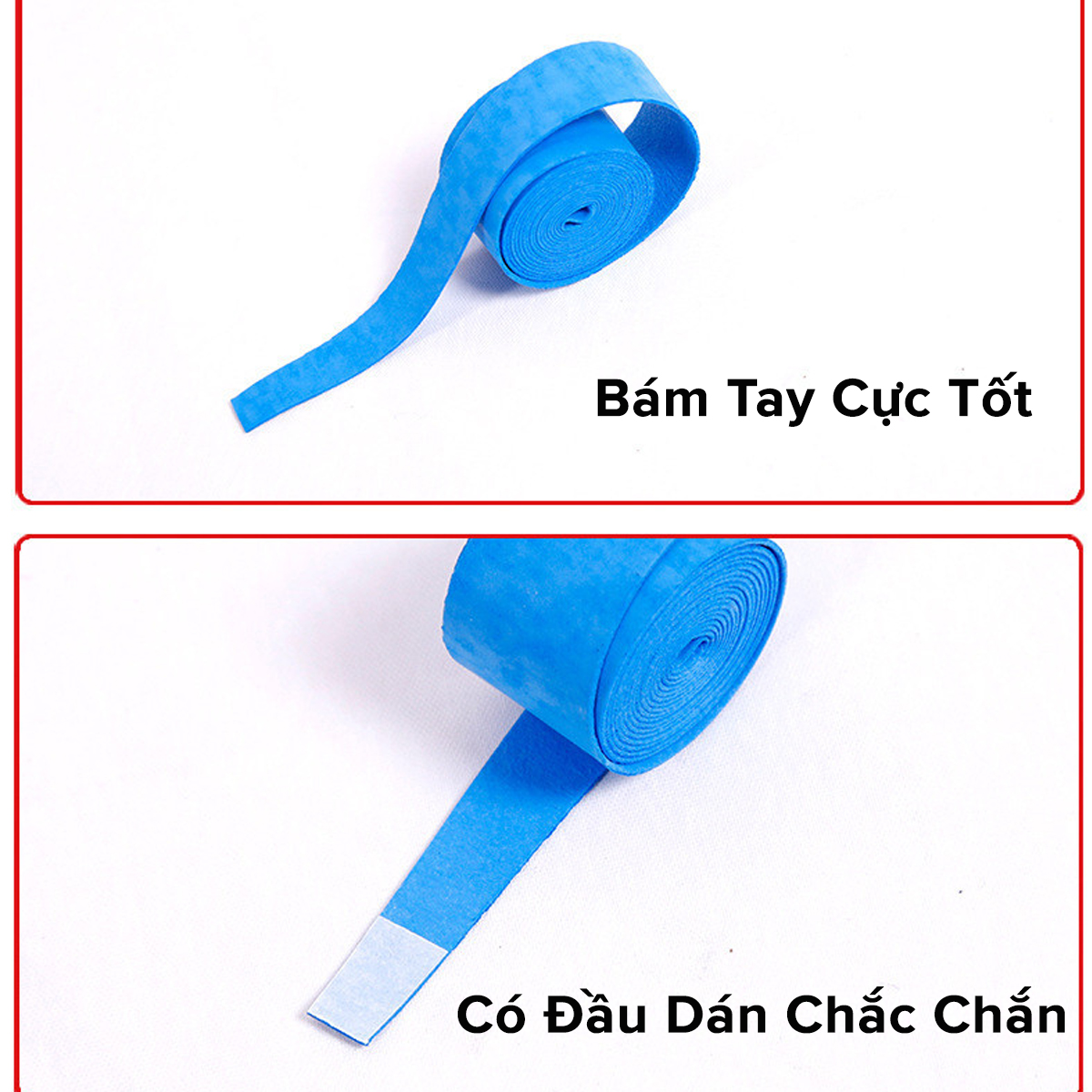 Mô tả Cuốn Cán Vợt Tennis, Cầu Lông PU Cao Cấp Dài 1100*25*0.7mm Chính Hãng Amalife (1 cái) - 2
