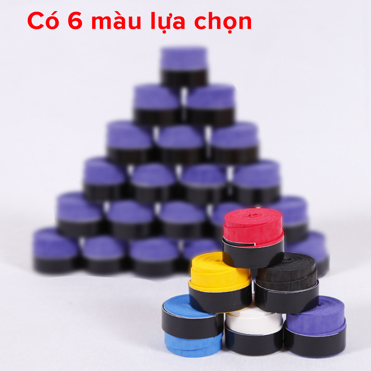 Mô tả Cuốn Cán Vợt Tennis, Cầu Lông PU Cao Cấp Dài 1100*25*0.7mm Chính Hãng Amalife (1 cái) - 4