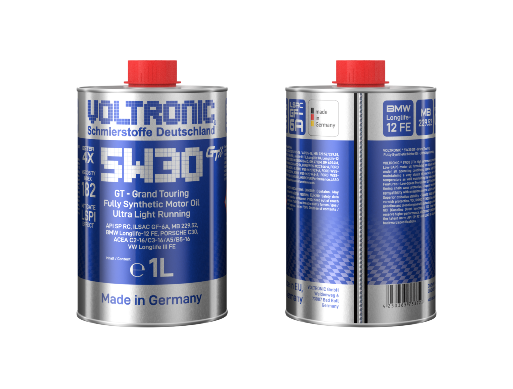 Mô tả Dầu Nhớt Xe Tay Ga và Ôtô Voltronic 5W30 GT 1L - 1