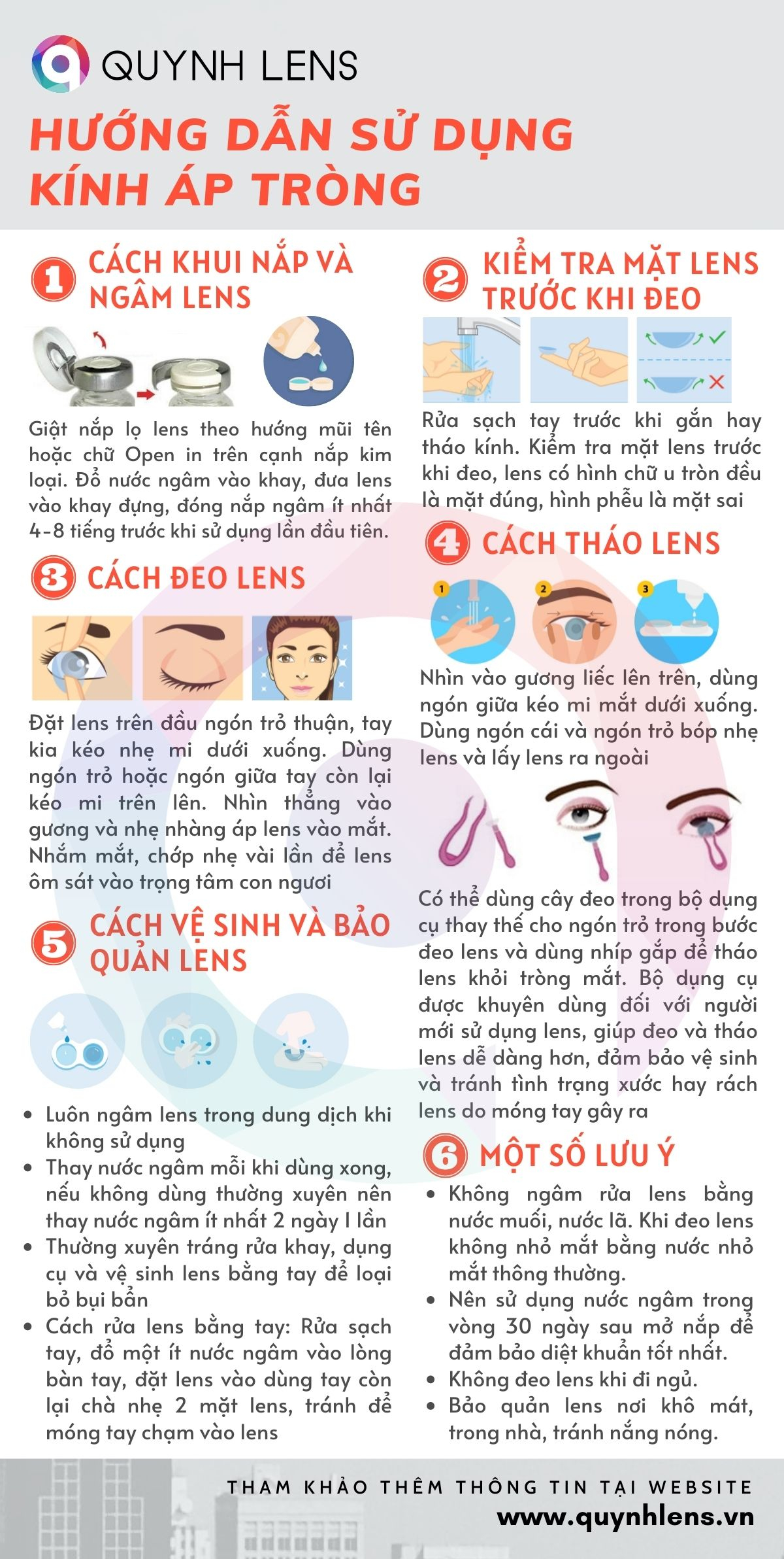 Mô tả Kính áp tròng QUYNH LENS Jewel Blue 0 độ - 5