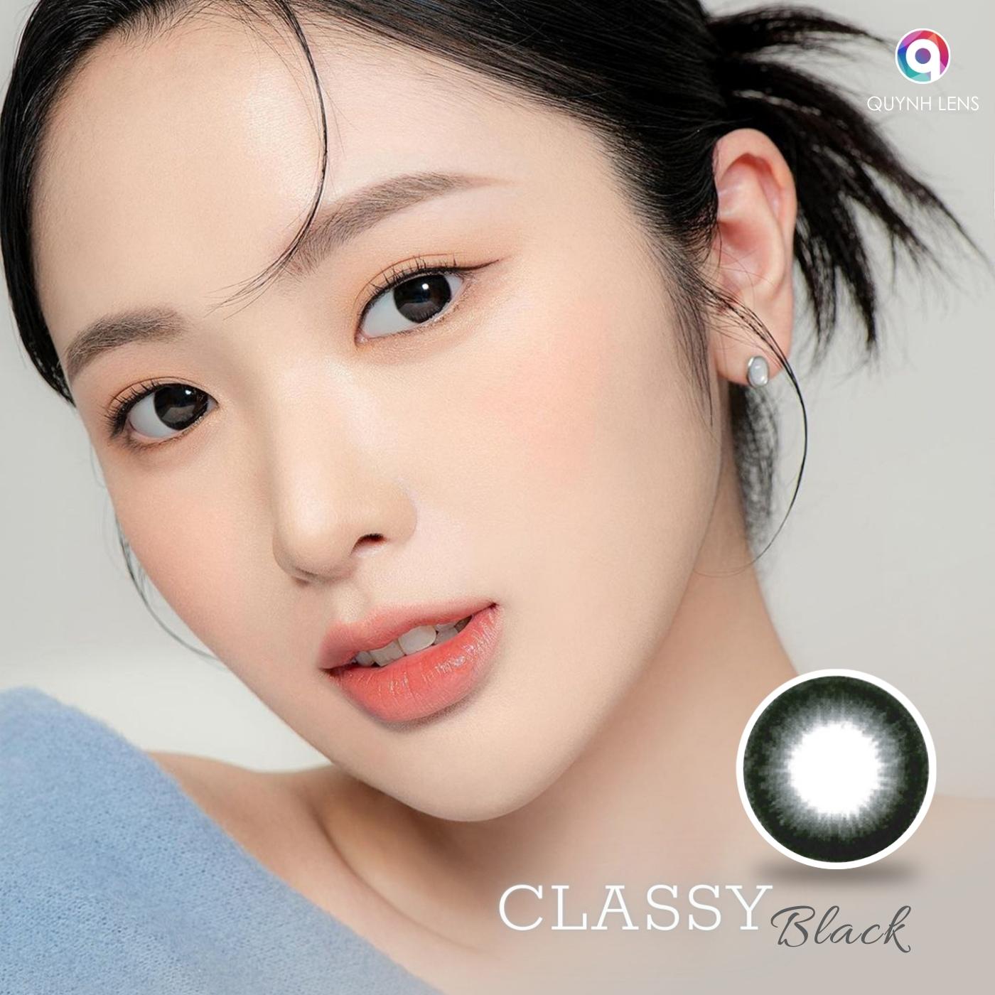 Mô tả Kính áp tròng QUYNH LENS Classy Black 0-8 độ - 2