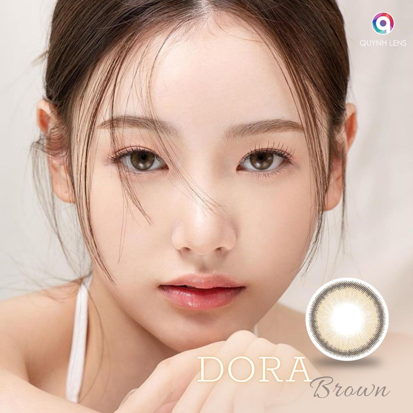 Mô tả Kính áp tròng QUYNH LENS Dora Brown 0-8 độ - 2