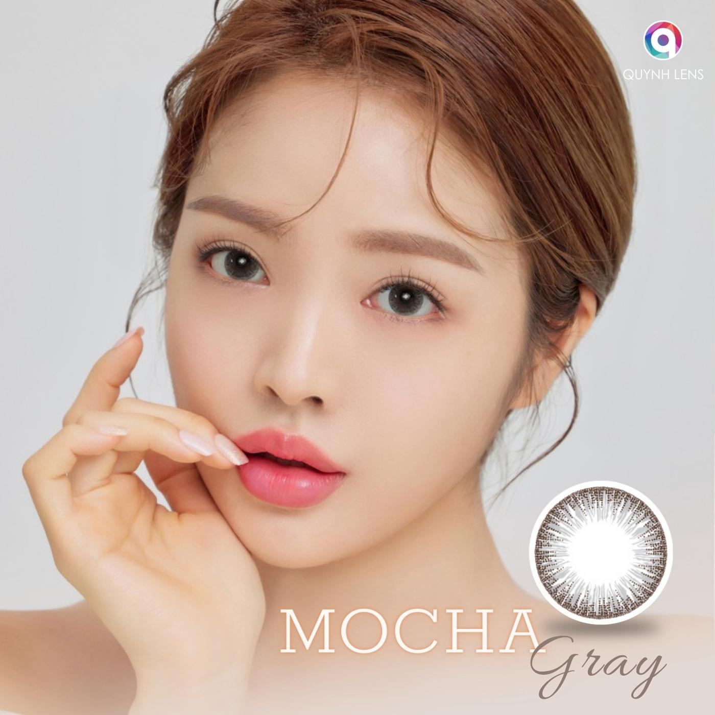 Mô tả Kính áp tròng QUYNH LENS Mocha Gray 0-8 độ - 2