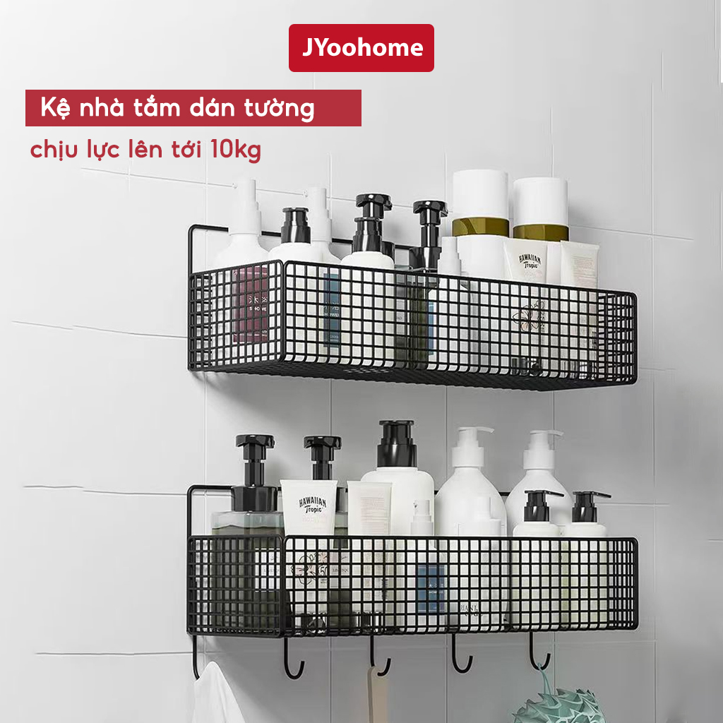 Kệ Đựng Đồ Nhà Tắm JYoohome Chịu Tải 10KG Giỏ Đựng Đồ Dán Tường Hình ...
