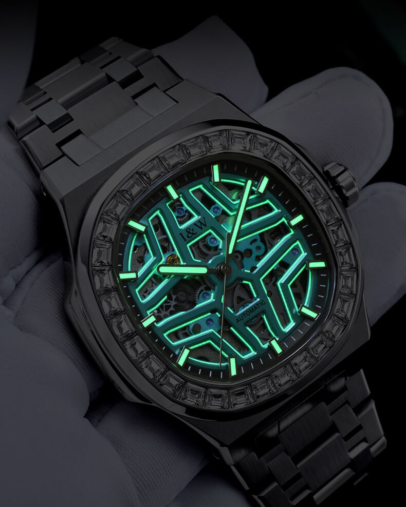 Mô tả Đồng Hồ Nam I&W Carnival 763G1 Chính Hãng Full Box Chống Nước Kính Chống Xước BH 5 Năm - 10