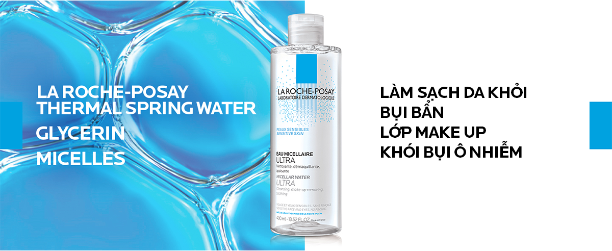 Mô tả Nước tẩy trang làm sạch sâu cho da nhạy cảm La Roche-Posay Micellar Water Sensitive Skin 400ml - 4