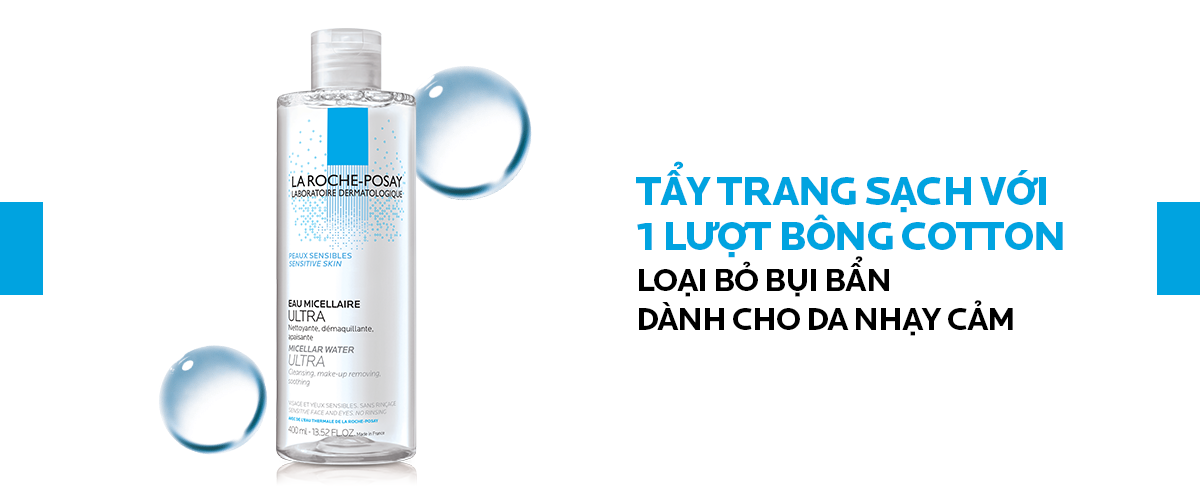 Mô tả Nước tẩy trang làm sạch sâu cho da nhạy cảm La Roche-Posay Micellar Water Sensitive Skin 400ml - 5