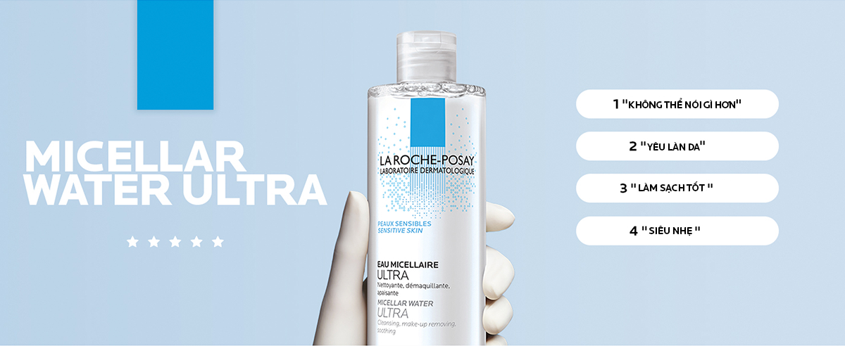 Mô tả Nước tẩy trang làm sạch sâu cho da nhạy cảm La Roche-Posay Micellar Water Sensitive Skin 400ml - 8